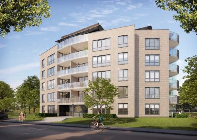 Construction of 22 private apartments at De Lelie Park Malderborgh in Nijmegen