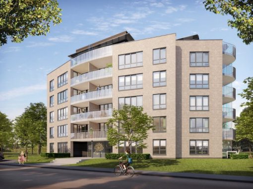 Construction of 22 private apartments at De Lelie Park Malderborgh in Nijmegen